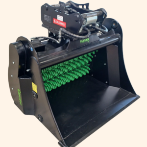 HÄNER HSS 600-3 – Schaufel-Separator für Minibagger 2,5 – 5,0 to.